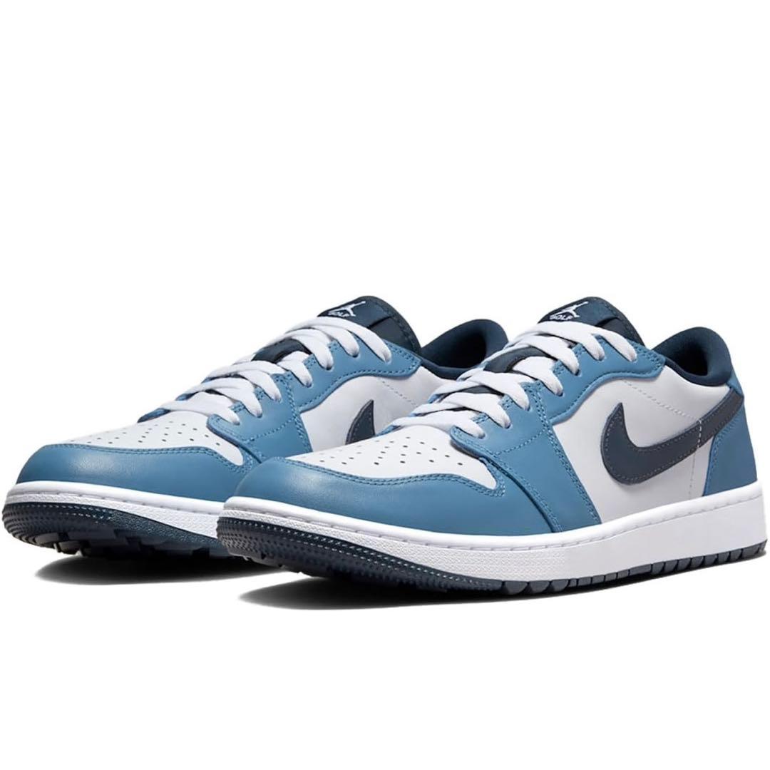 ナイキ ゴルフ ジョーダン 26 スニーカー シューズ 靴 青 天然皮革