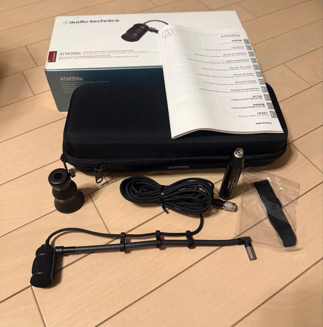 楽器用マイク　ATM350PL audio-technica