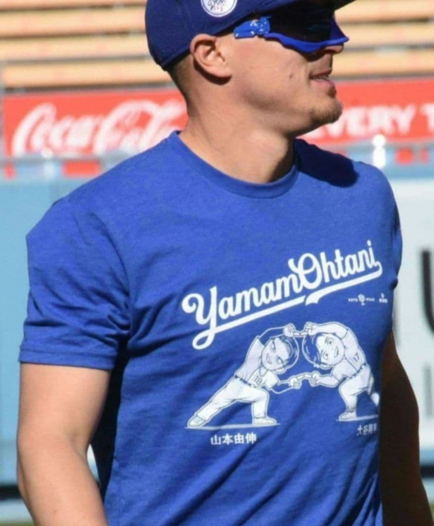大谷翔平／山本由伸／ドラゴンボール／Tシャツ／ロサンゼルス・ドジャース／Mサイズ
