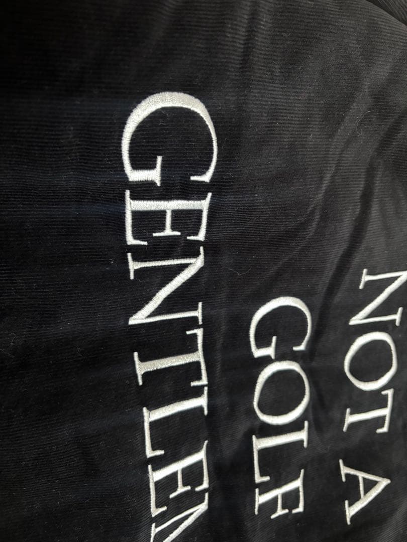 コーデュロイ中綿ジャケット　ブラック　M