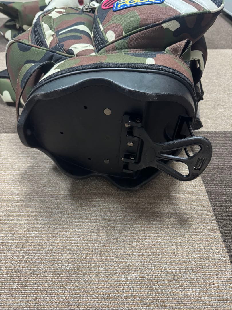 PEARLY GATES 迷彩ゴルフバッグ 89 スタンド ヘッドカバー付