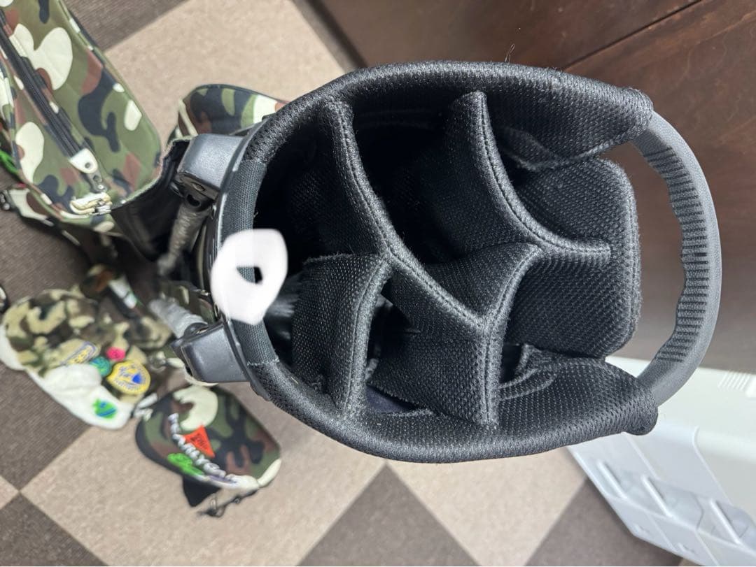 PEARLY GATES 迷彩ゴルフバッグ 89 スタンド ヘッドカバー付