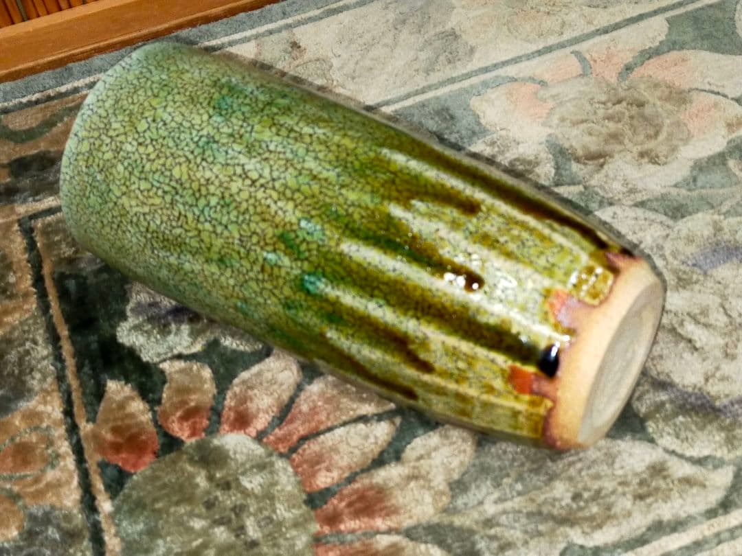 ♥未使用♥　花瓶　♥安藤百利行♥　共箱付き　カイラギ　花器