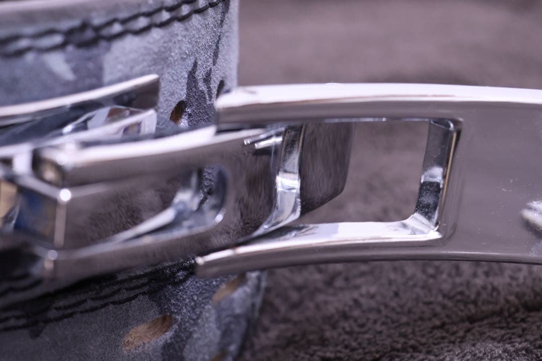 ジュラシックギア　オリジナルレザーベルトS (グレー迷彩)