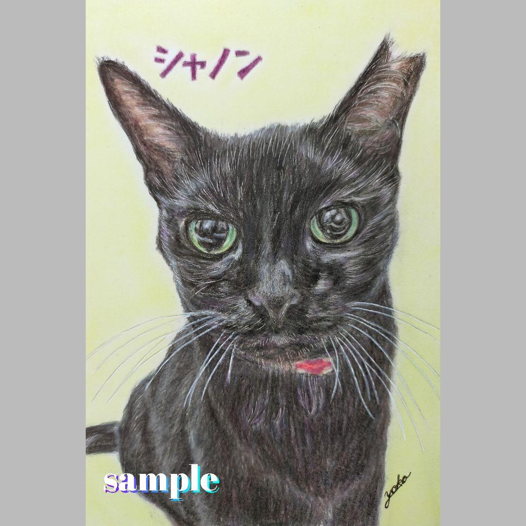 色鉛筆画✭愛猫愛犬✭ペット似顔絵　肖像画　イラスト　注文オーダー　受付ページ　1