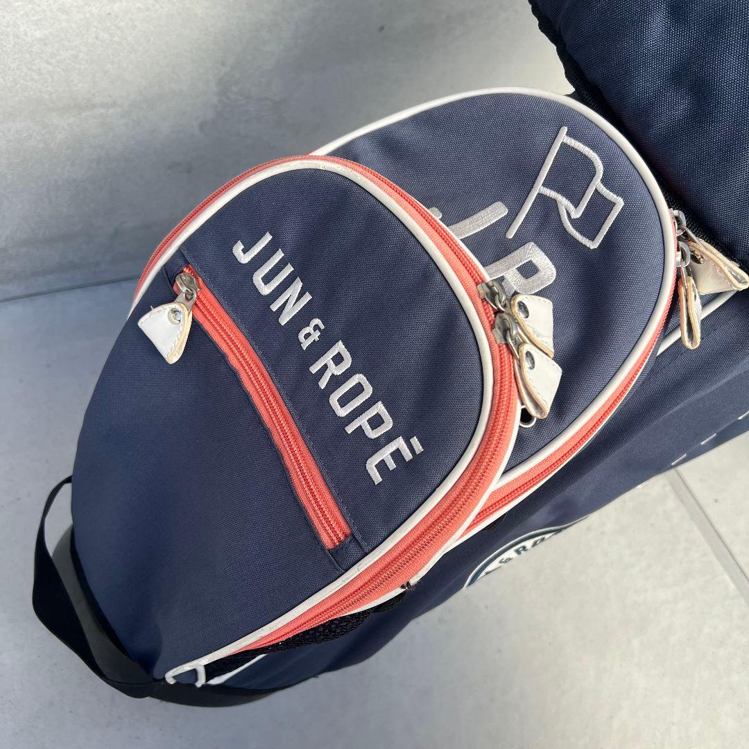 JUN&ROPE' ジュンアンドロペ　キャディバッグ スタンド　ゴルフ　ロゴ