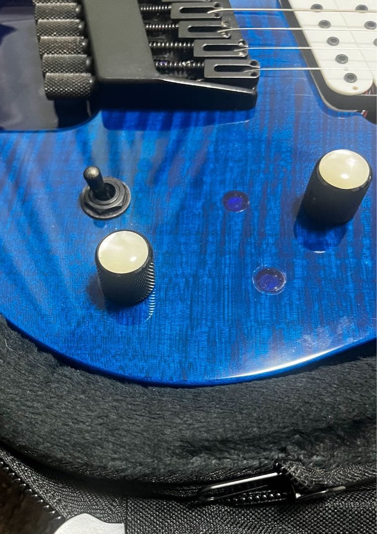 Kiesel CL7 Sapphire Blue フレイムメイプル 7弦 Mod