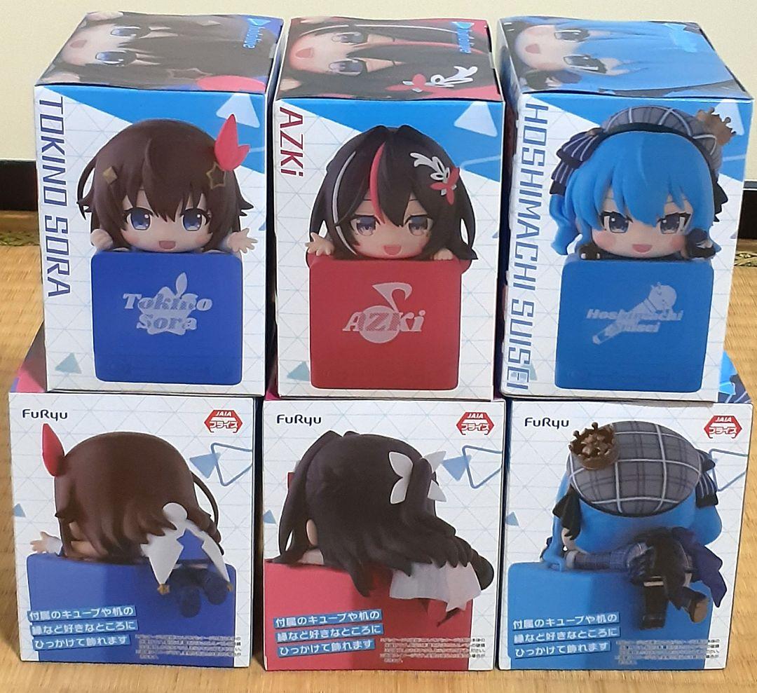 ホロライブ　ひっかけ フィギュアvol.1　ときのそら　AZKi　すいせい　6点