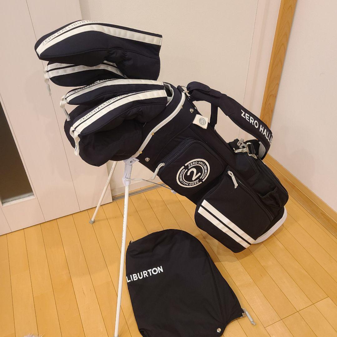 ZERO HALLIBURTON キャディバッグ ブラック　ヘッドカバー　セット