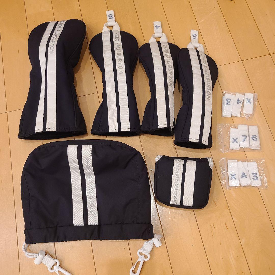 ZERO HALLIBURTON キャディバッグ ブラック　ヘッドカバー　セット