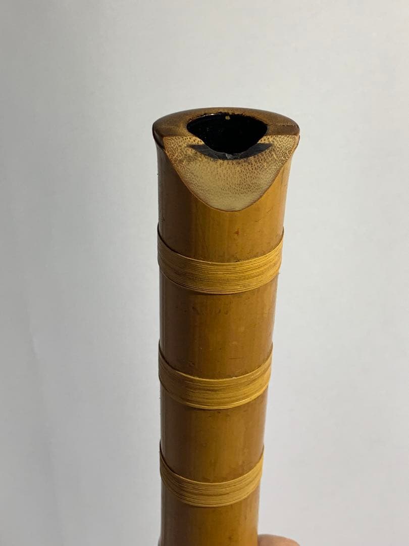 尺八　一尺八寸(約54cm)本体　在銘(香堂) 竹製　収納袋
