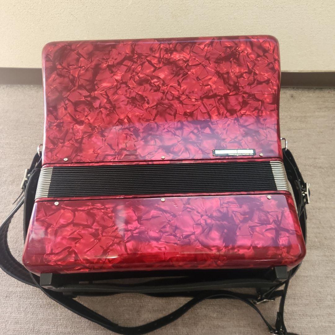 トンボアコーディオン　GT60B コスモレッド