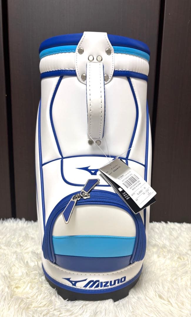 【MIZUNO】ミズノ ゴルフバッグ デンキャディ ブルー ホワイト