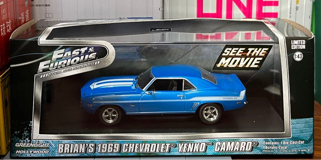 グリーンライト 1/43 ワイルドスピード 69 マスタング 69 カマロ