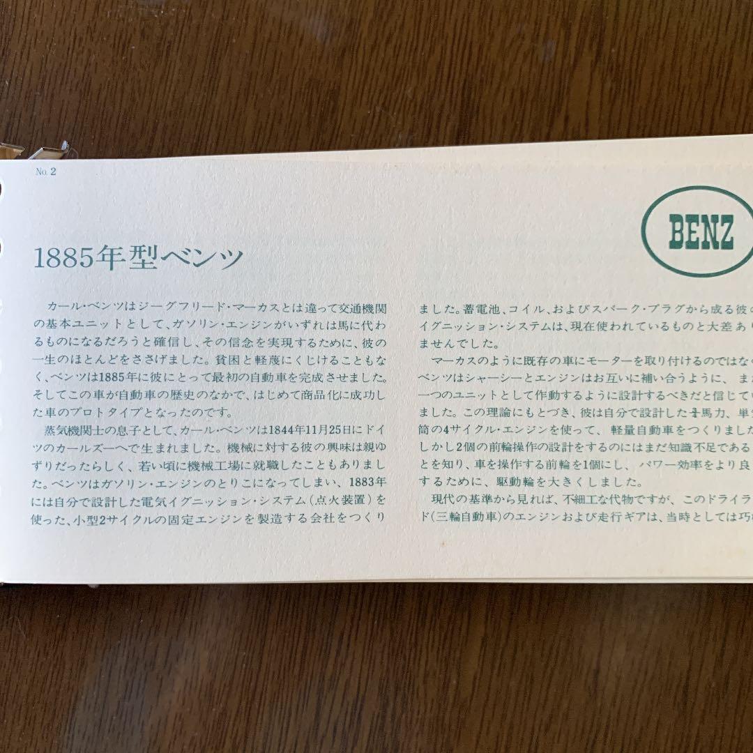 偉大なる自動車100種　純銀製ミニチュアコレクション