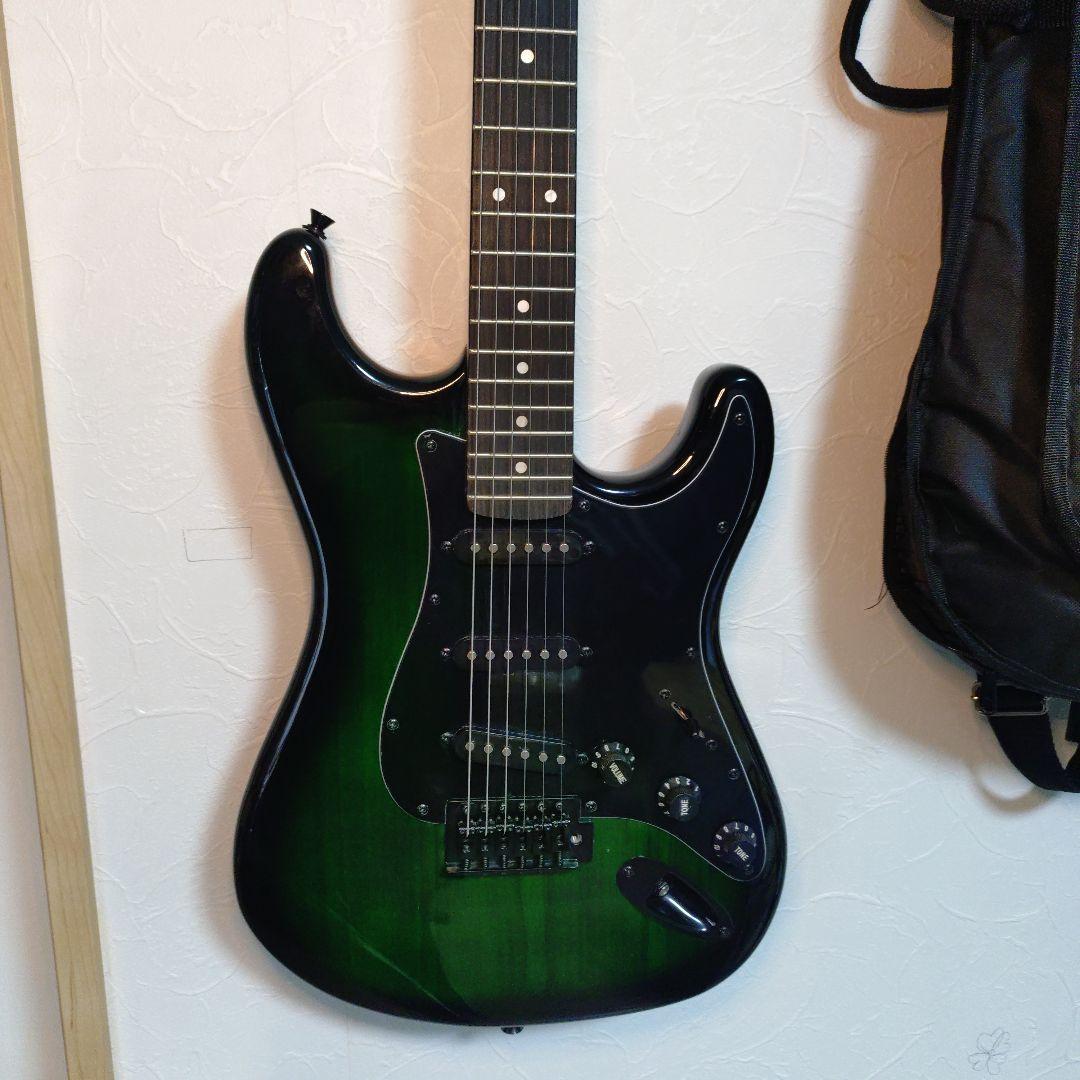 SELDER セルダー　エレキギター グリーン　アンプセット