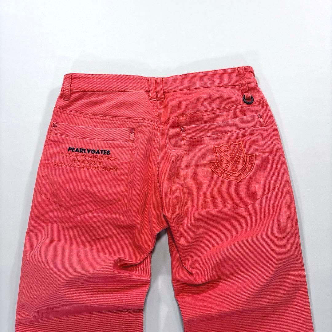 パーリーゲイツ　3/S ロングパンツ　メンズ　ピンク系　オールシーズン