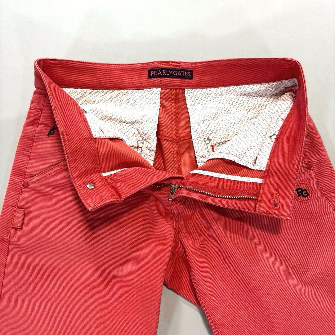 パーリーゲイツ　3/S ロングパンツ　メンズ　ピンク系　オールシーズン