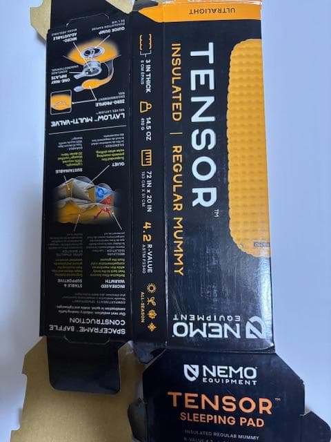 NEMO　TENSOR　ニーモ　テンサー　インシュレーテッド　レギュラー　マミー