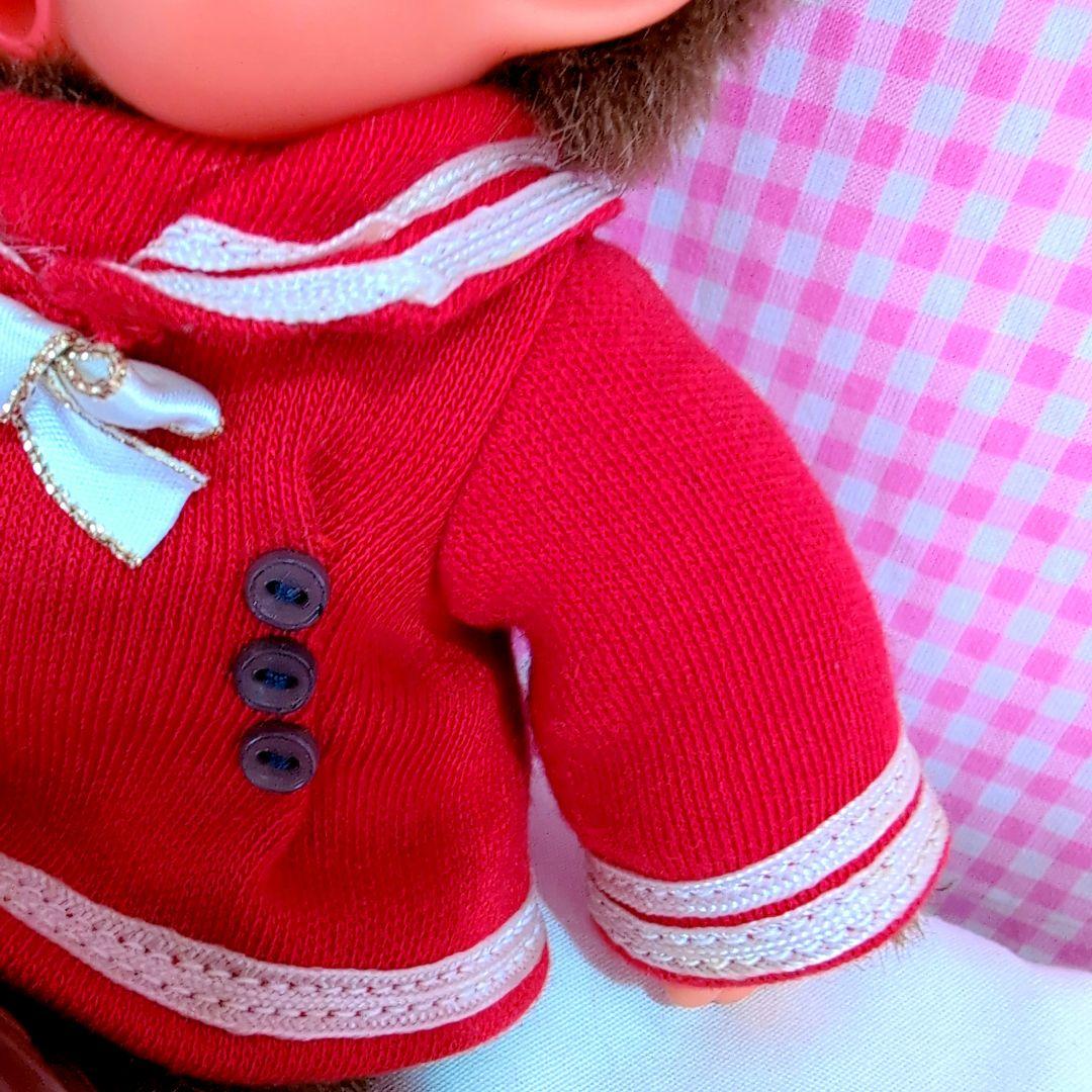 モンチッチ/sekiguchi/ぬいぐるみペア/セーラー服/赤/昭和レトロ