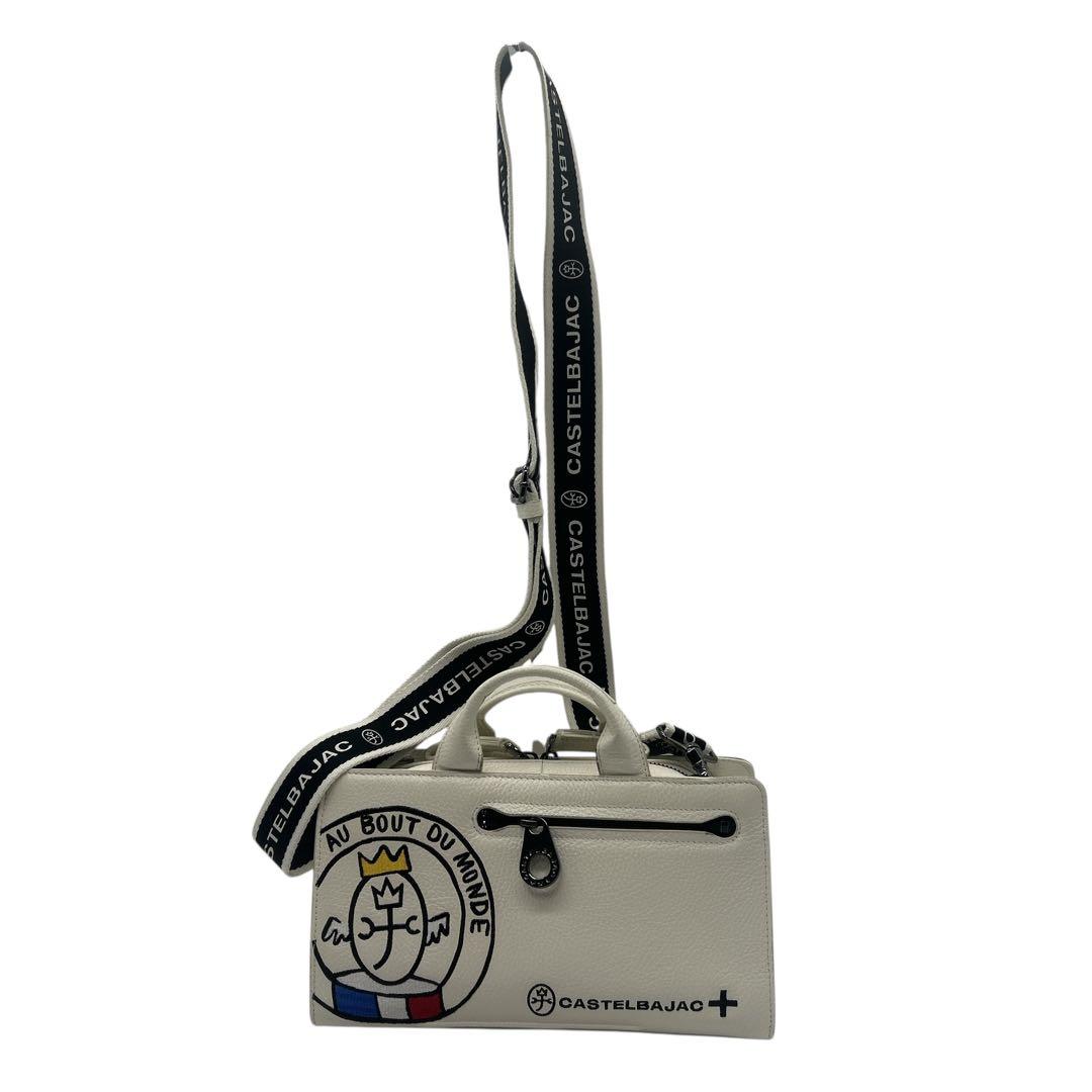 【極美品】カステルバジャック ゴルフライン 2WAYショルダーバッグ ロゴ