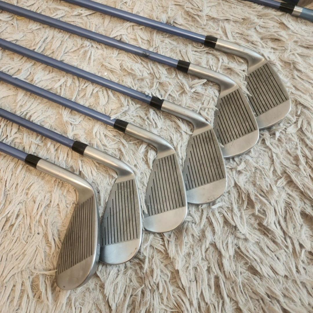 【良品】ミズノ レディース クラブセット 9本 Mizuno ZEPHYR《L》