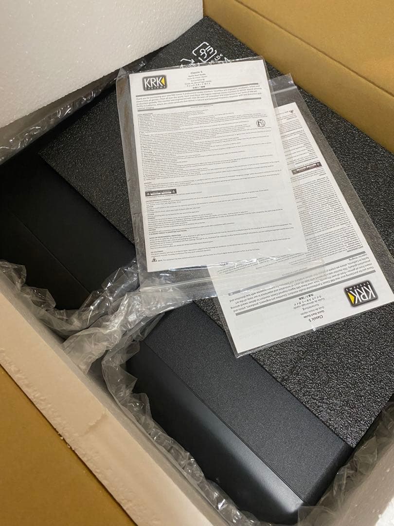 【極美品】KRK CLASSIC 5 スタジオモニタースピーカー