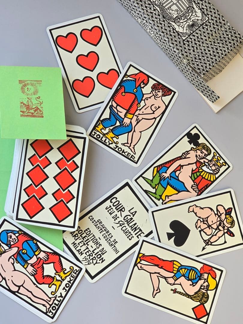 ★激レア•レトロ★【エッチでコミカルなイタリア製 王宮トランプ】
