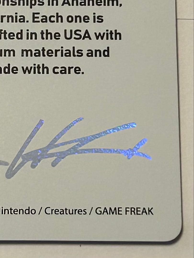 WCS アナハイムピカチュウ スケートボード 1250個限定 ギャランティカード