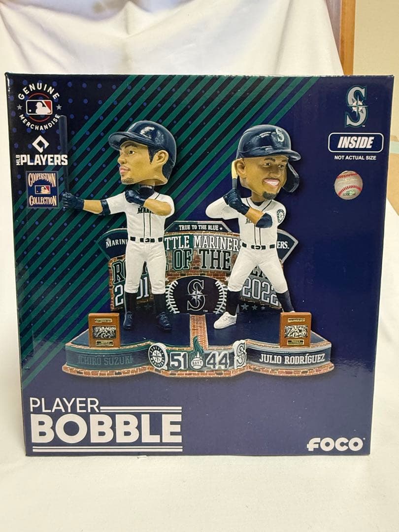 75体限定！イチロー & フリオ・ロドリゲス ボブルヘッド　マリナーズ