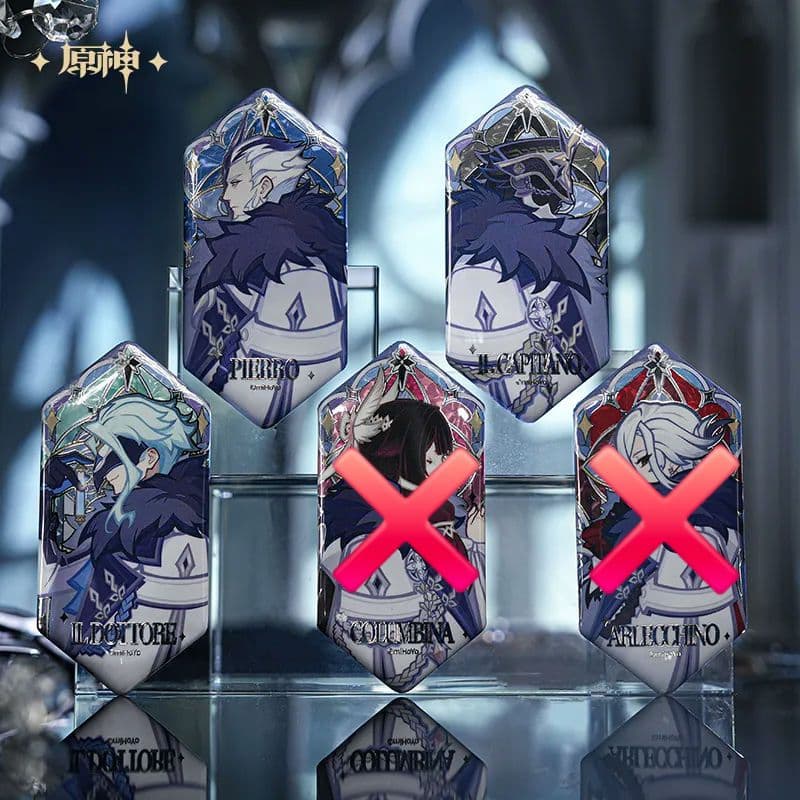 原神 厳霜と狂焔シリーズ 缶バッジ【シークレット含む9個セット】