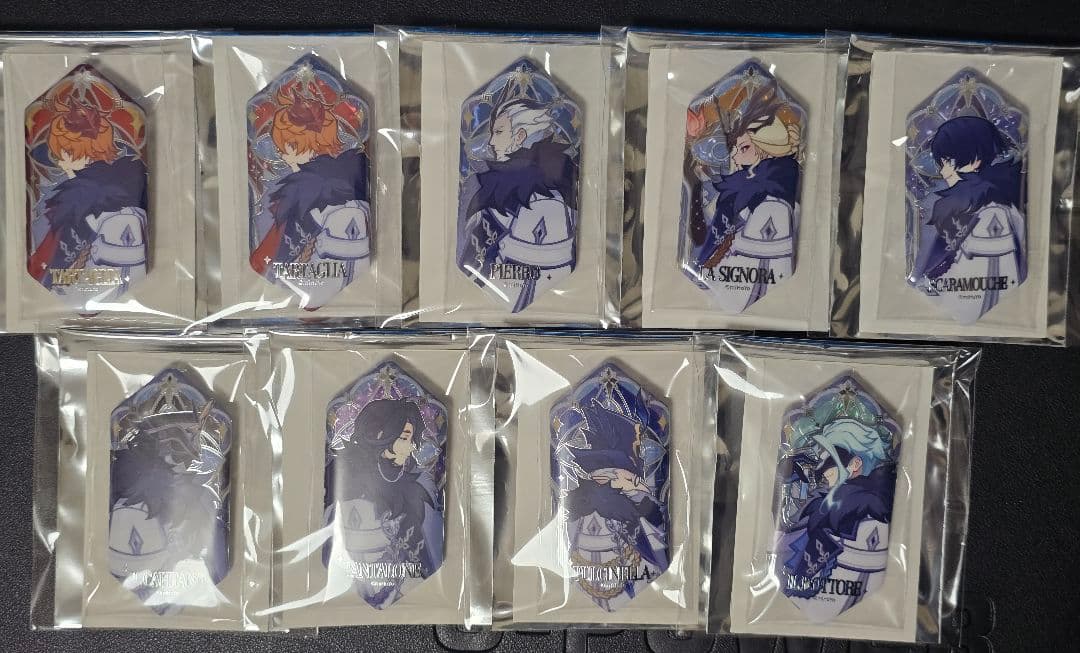 原神 厳霜と狂焔シリーズ 缶バッジ【シークレット含む9個セット】