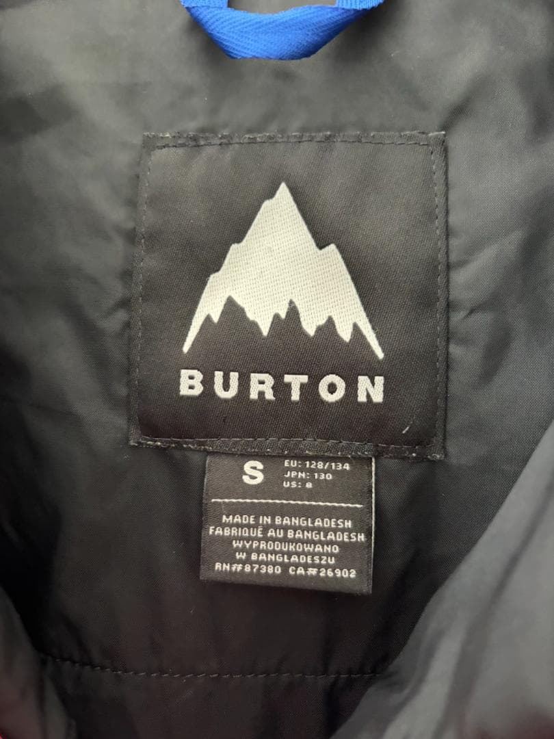 BURTON スノーボードウェア キッズ Sサイズ