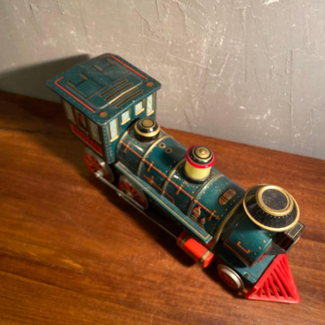 昭和レトロ 増田屋 ブリキ機関車 オブジェ ヴィンテージ レトロ玩具
