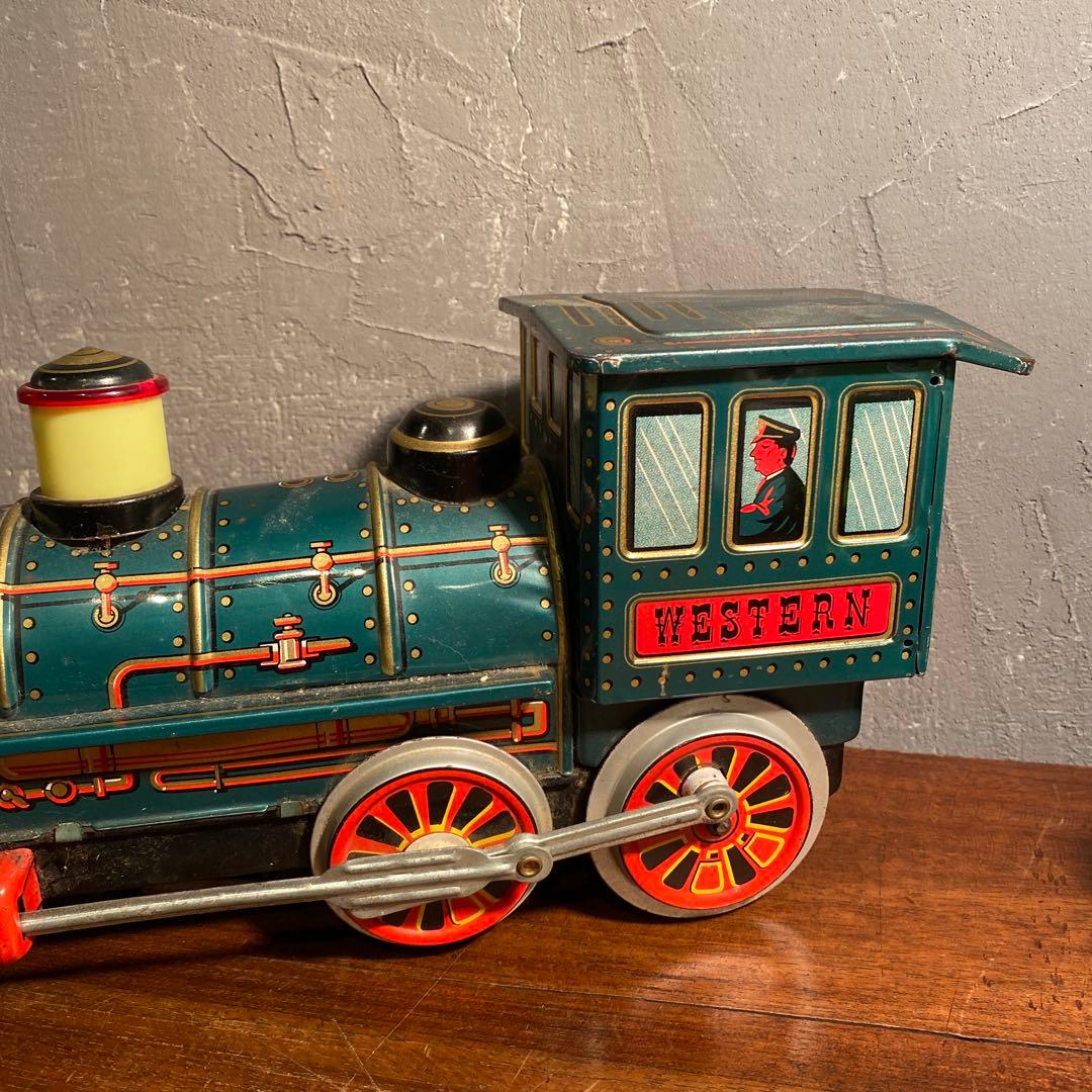 昭和レトロ 増田屋 ブリキ機関車 オブジェ ヴィンテージ レトロ玩具