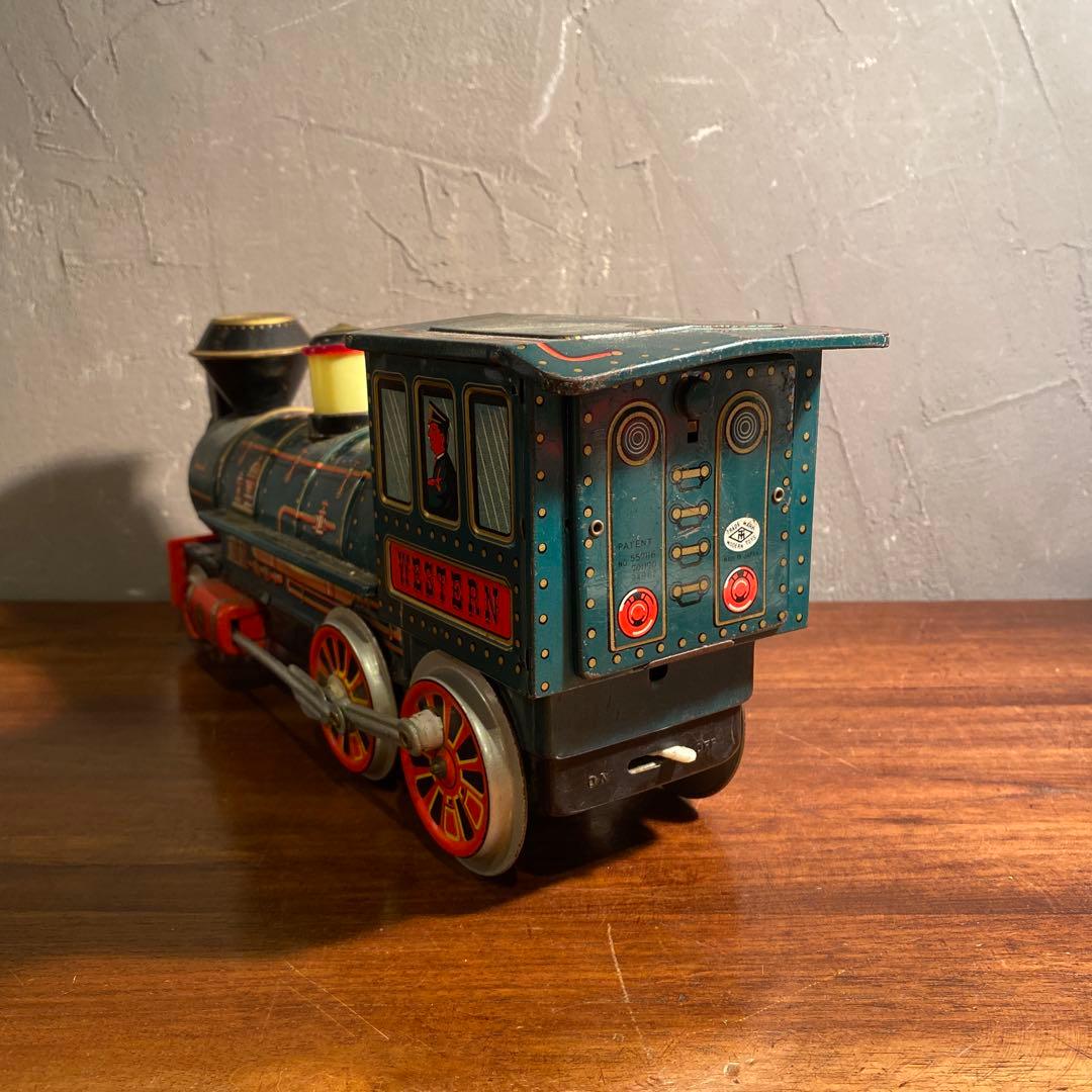 昭和レトロ 増田屋 ブリキ機関車 オブジェ ヴィンテージ レトロ玩具