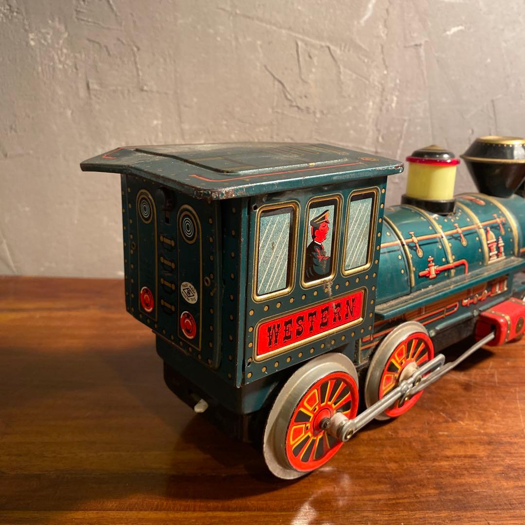 昭和レトロ 増田屋 ブリキ機関車 オブジェ ヴィンテージ レトロ玩具