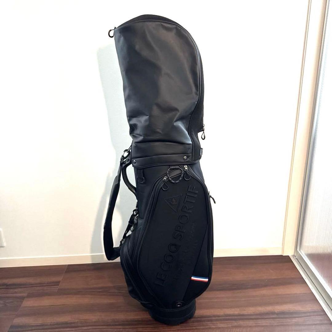 ルコックゴルフ セルフスタンド付きキャディバッグ ブラック