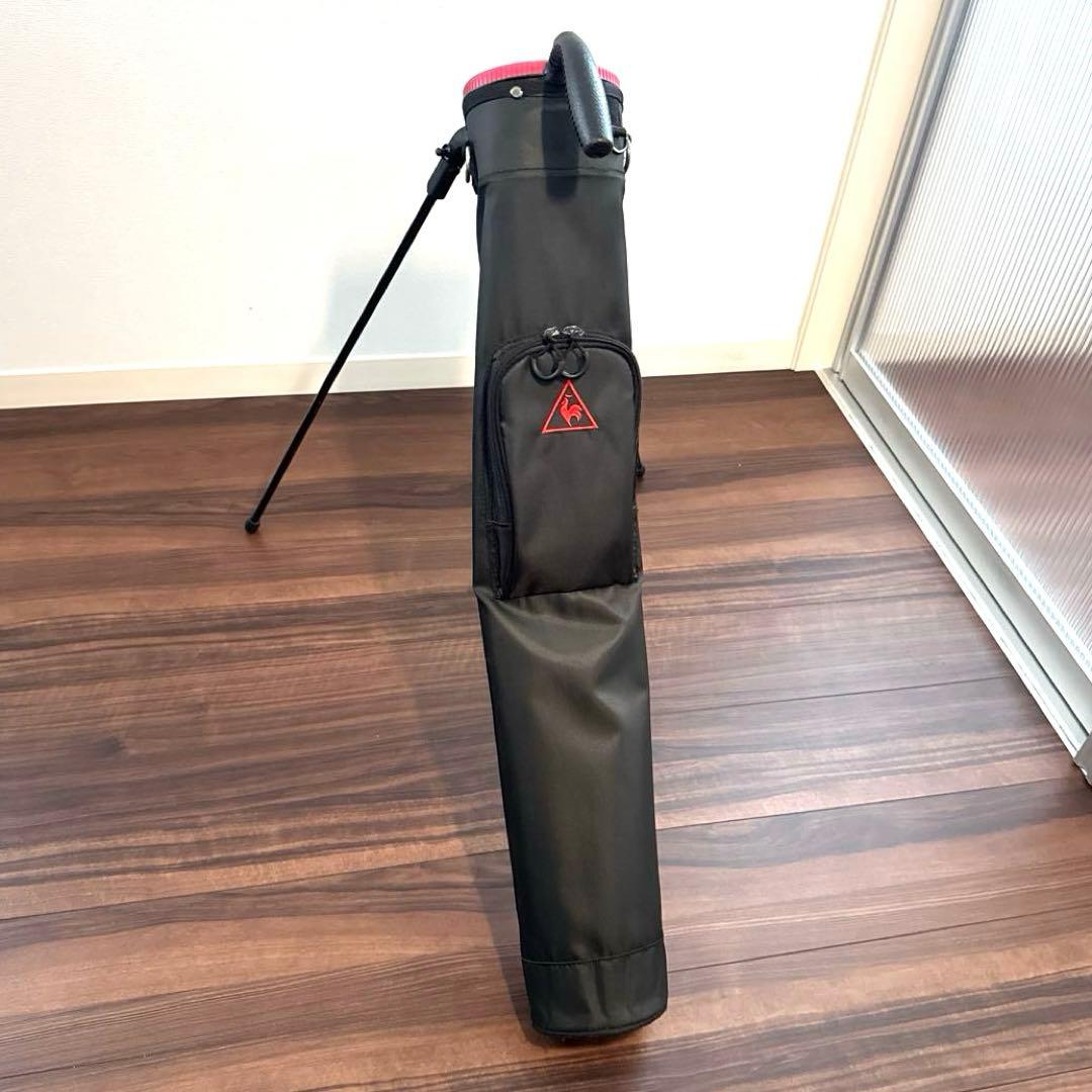 ルコックゴルフ セルフスタンド付きキャディバッグ ブラック
