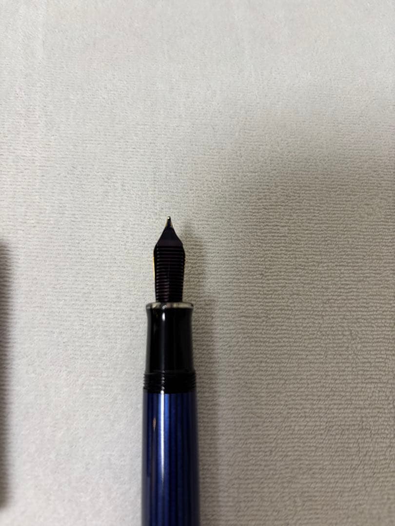 【万年筆】ペリカン スーベレーン M800 青縞　18C-750 F