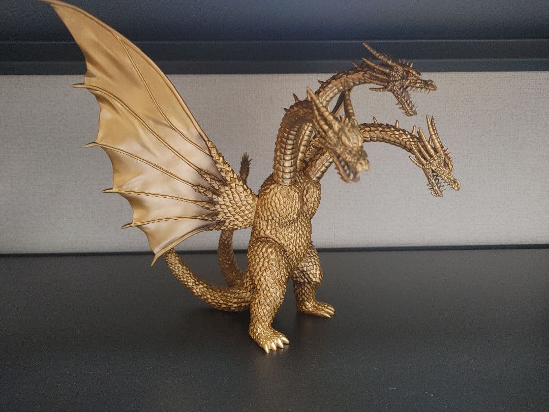 ゴジラ　キングギドラ　デアゴスティーニ　東宝怪獣コレクション　モバイルスタンド