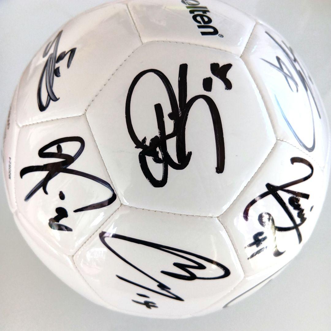 松本山雅 2024年複数選手直筆サイン入りボール 5号球