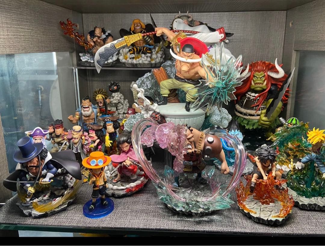 ワンピース 白ひげ海賊団 18体 フィギュア ガレージキット エース マルコ