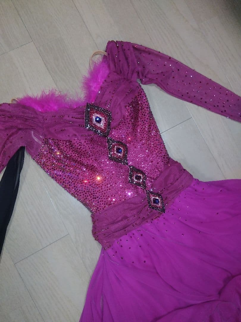 ケ*イ様 社交ダンス　チャコットドレス