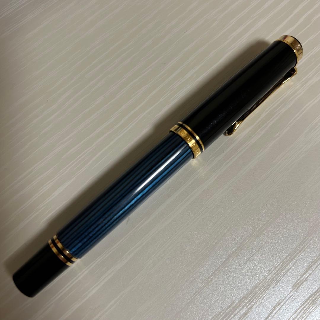 ペリカン スーべレーン m400 青縞 EF