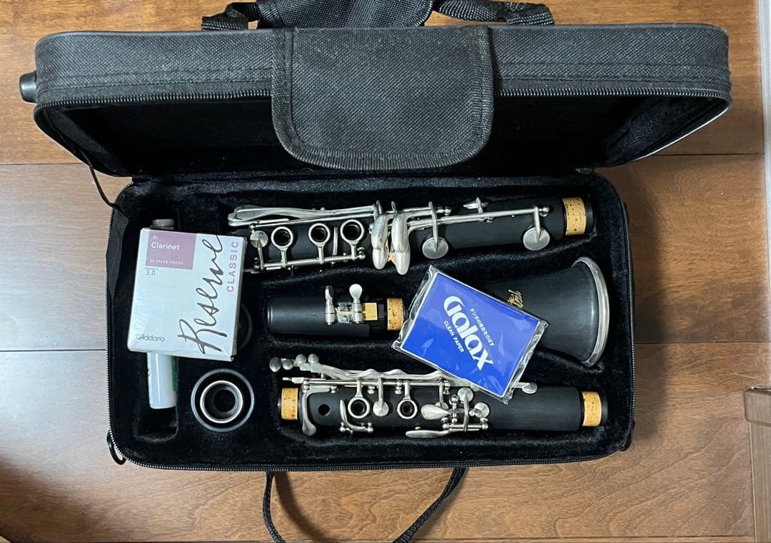 クラリネット本体 専用ケース付属