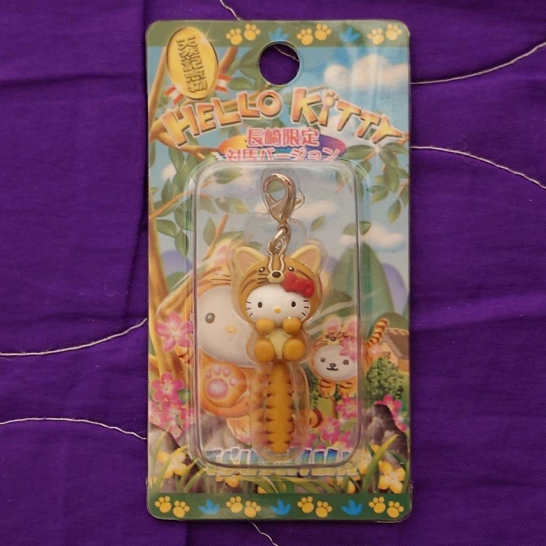 ハローキティ 長崎限定 ご当地キティ ストラップ 根付 ファスナーマスコット