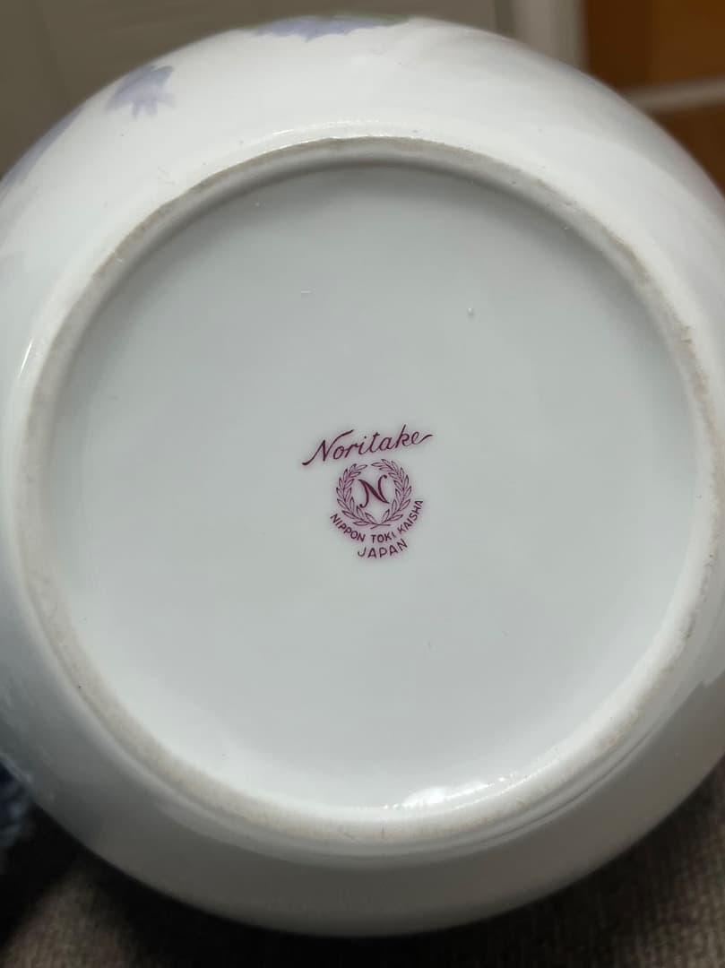 Noritake オールドノリタケ 木村義一 ハンドペイント バラ絵 花模様金彩