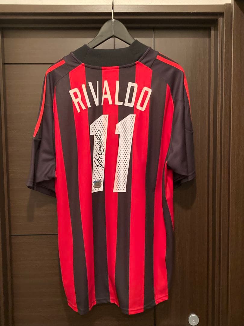 ACミラン RIVALDO 11 直筆サイン　ユニフォーム