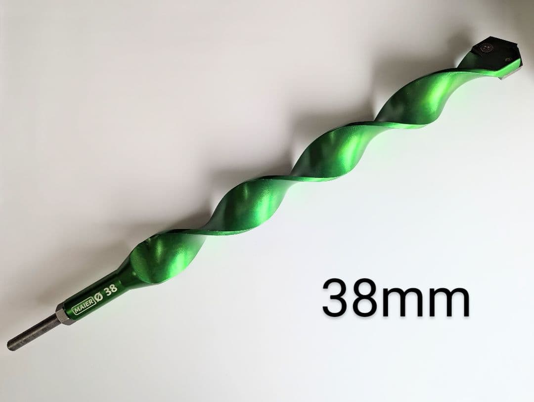 【MAIER】ドリル刃　スラローム　ポール用アルペンスキー用イタリア製38mm